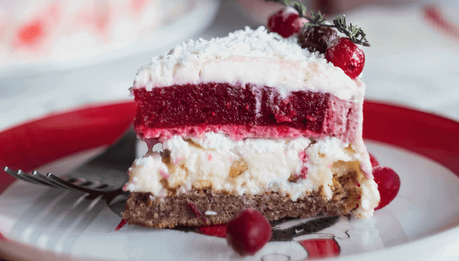rebanada de pastel