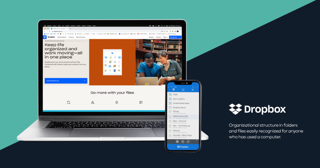 UI-User interface Dropbox