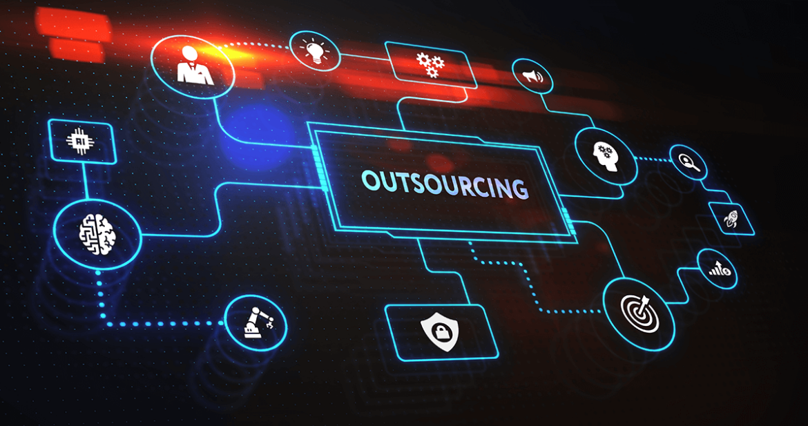 Outsourcing holographic screen