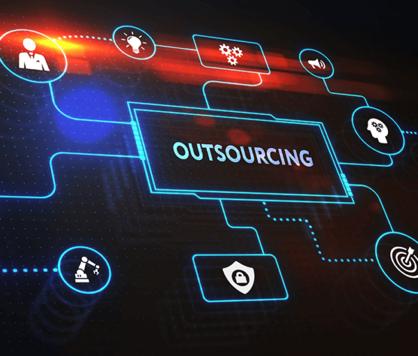Outsourcing holographic screen