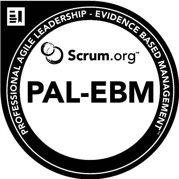 Scrum PAL-EBM certification logo