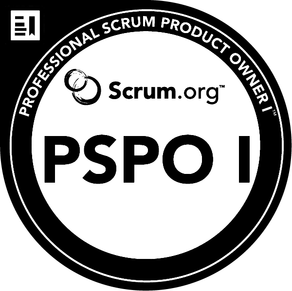 Scrum PSPO I certification logo