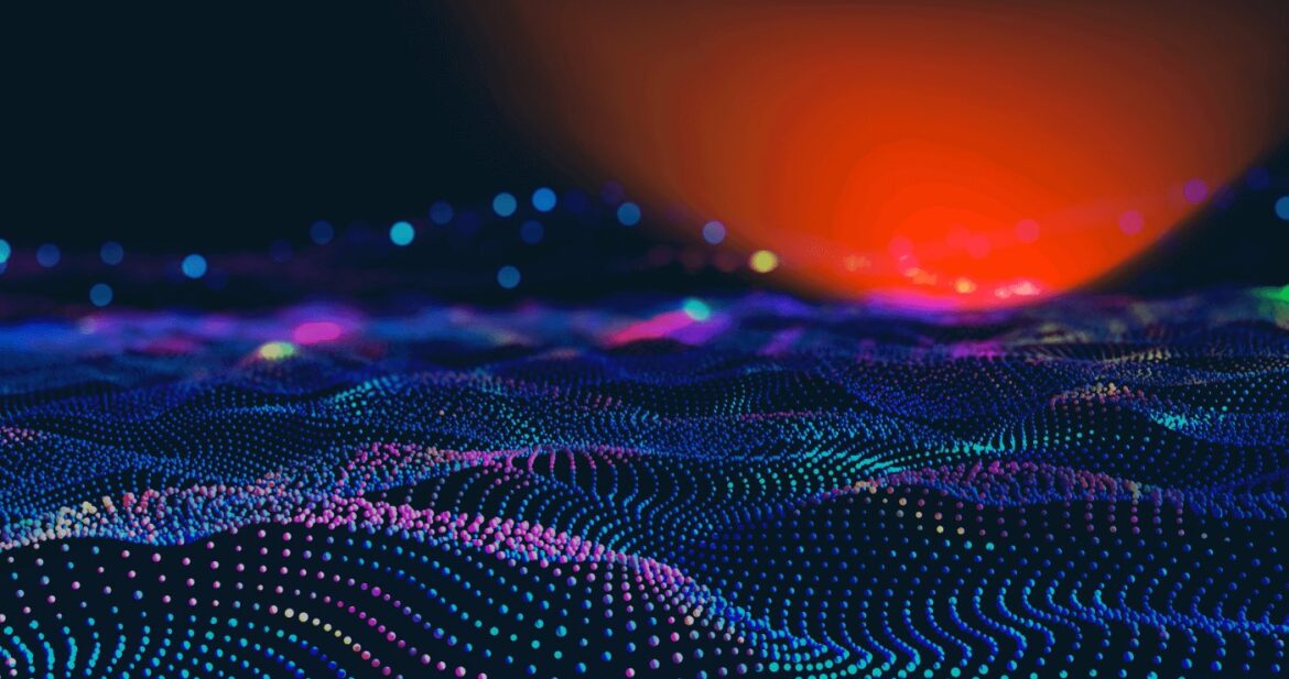 Close-up picture of technology